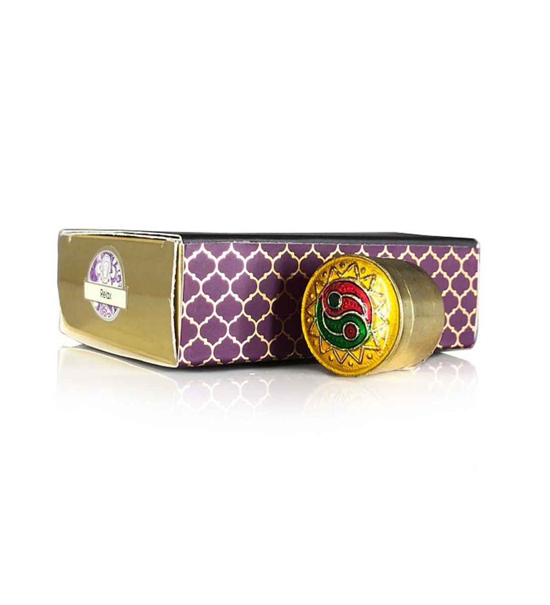 Relax Solid Perfume by Song of India — perfume bottle and packaging detail