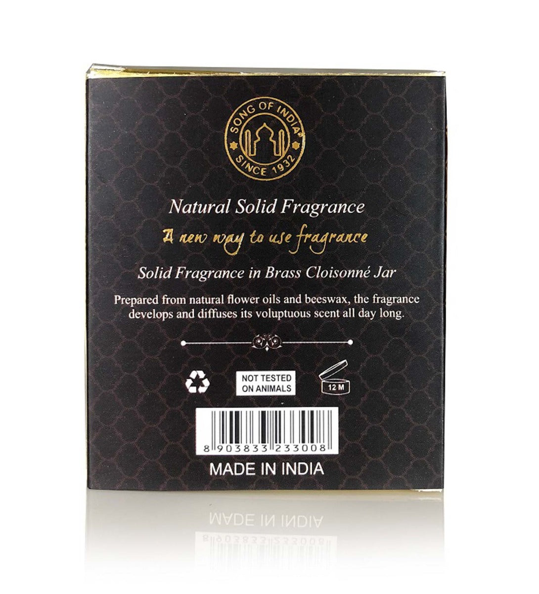 Relax Solid Perfume by Song of India — personal fragrance styling detail