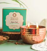 Aqua Oud Scented Candle by Song of India — primary soy wax candle product image