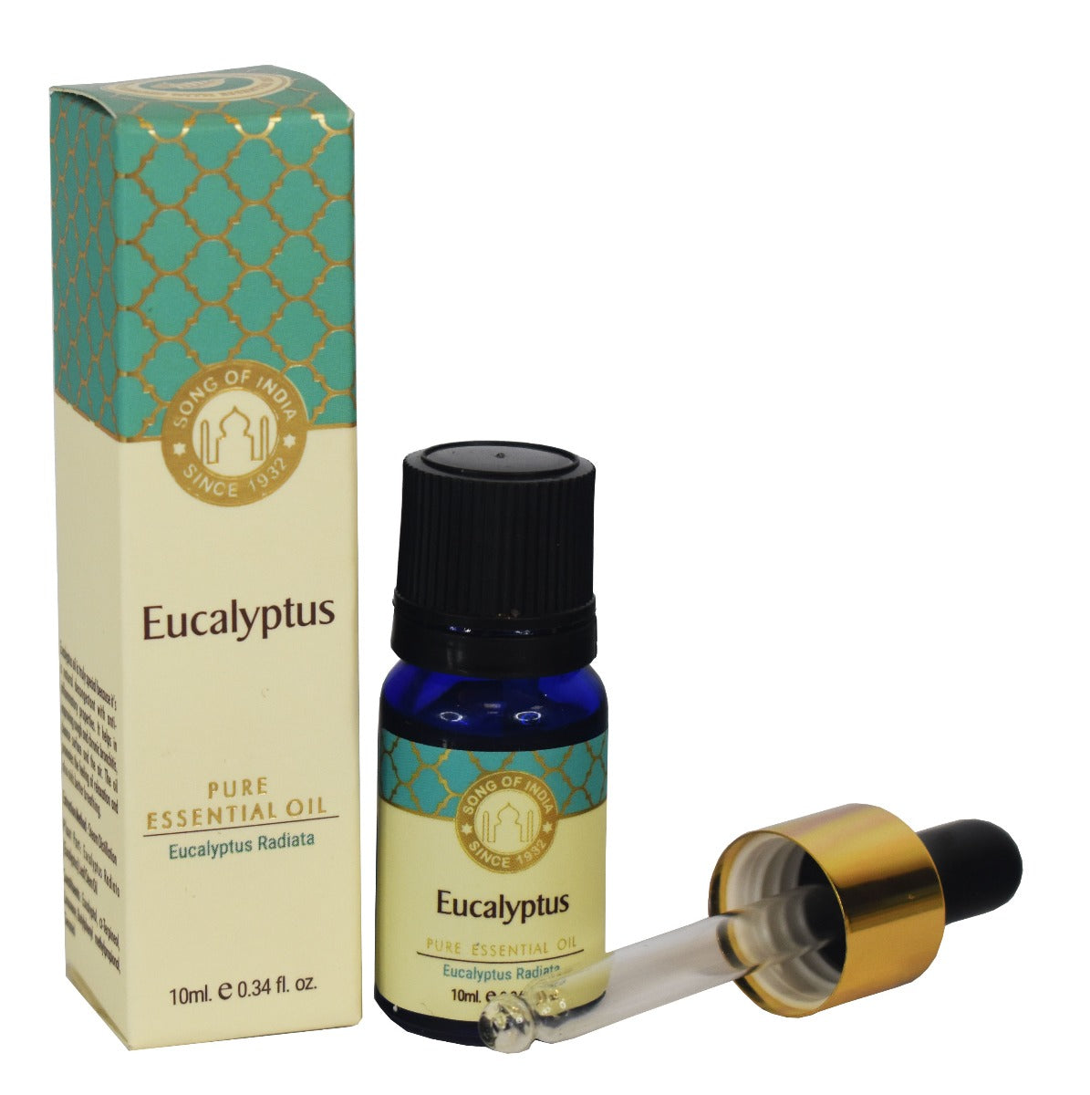 Eucalyptus Pure Essential Oil by Song of India — primary fragrance oil bottle image