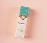Eucalyptus Pure Essential Oil by Song of India — oil bottle and packaging detail