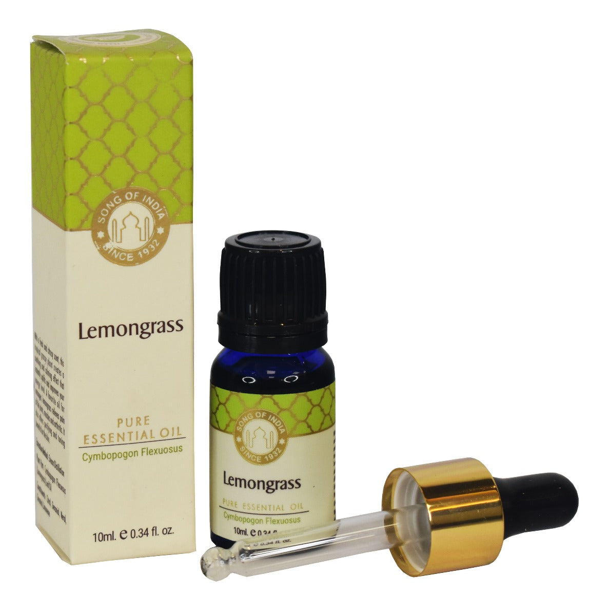 Lemongrass Pure Essential Oil by Song of India — primary fragrance oil bottle image