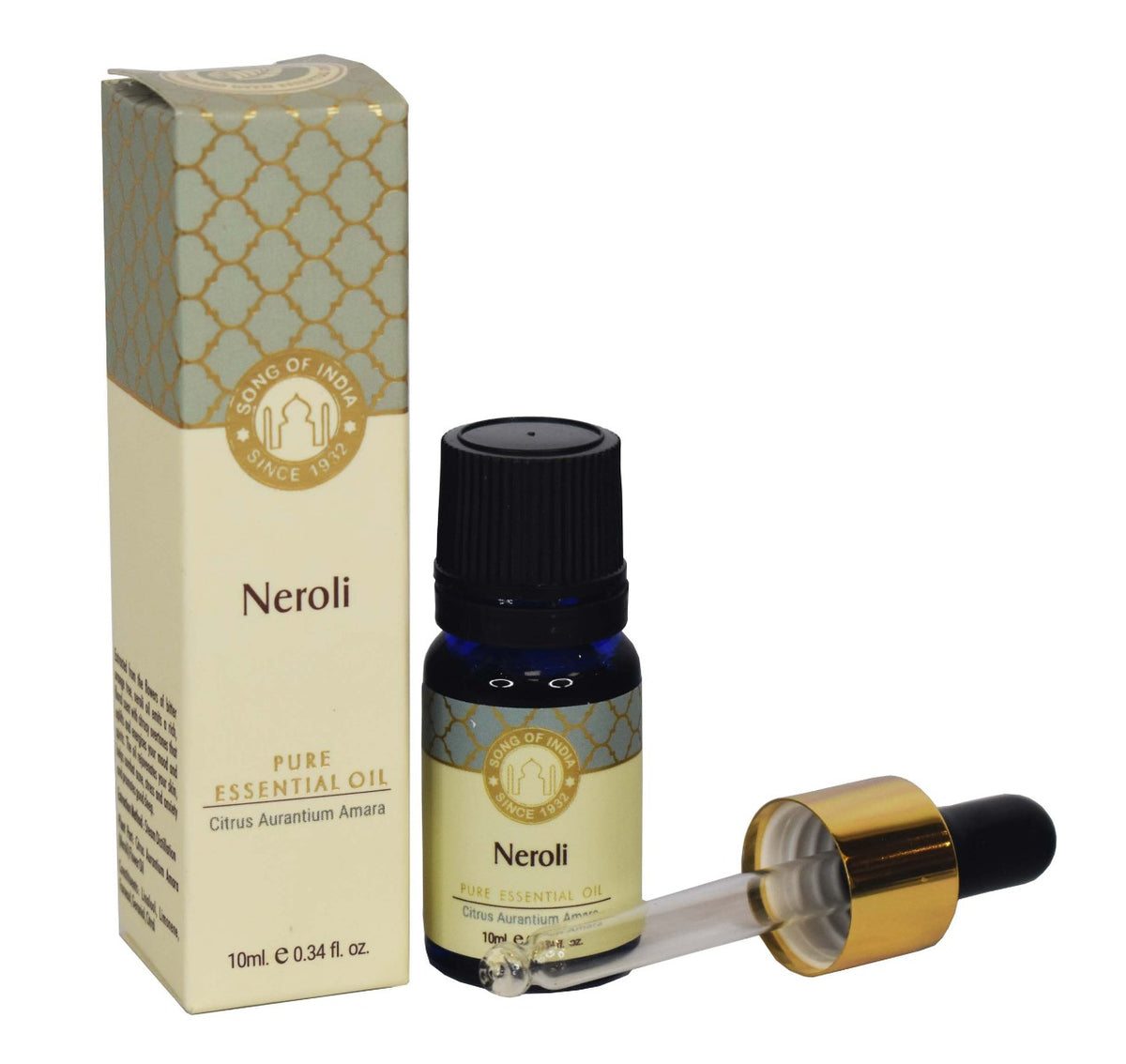 Neroli Pure Essential Oil by Song of India — primary fragrance oil bottle image