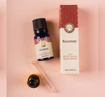 Rosemary Pure Essential Oil by Song of India — dropper or bottle label detail