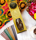 Tuberose Jasmine Ayurveda Incense Sticks with Holder by Song of India — incense sticks or cones packaging detail