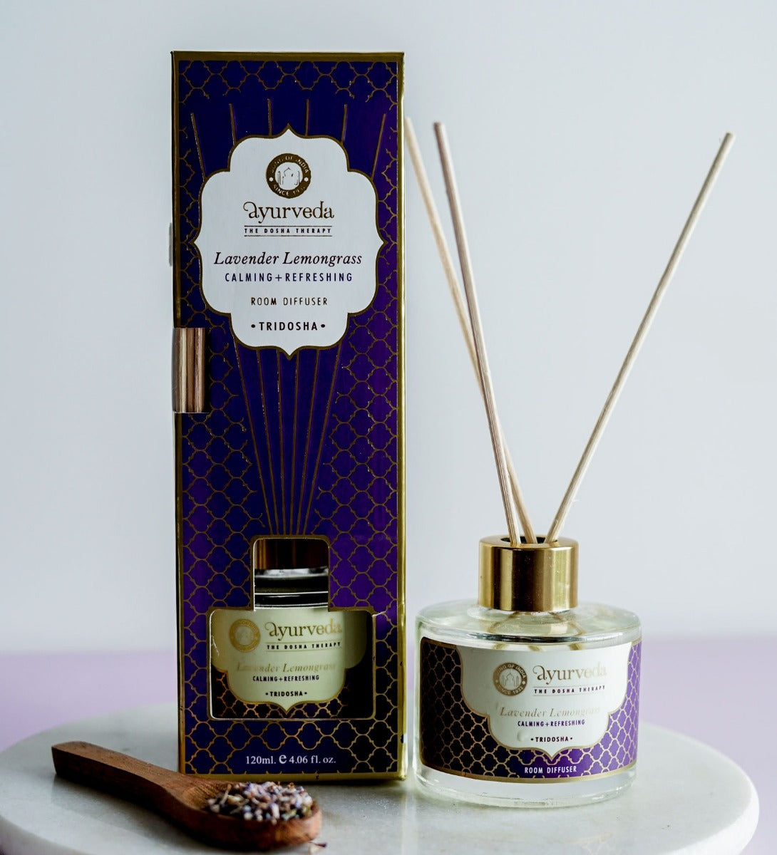 Lavender Lemongrass Reed Diffuser 120ml — main product image