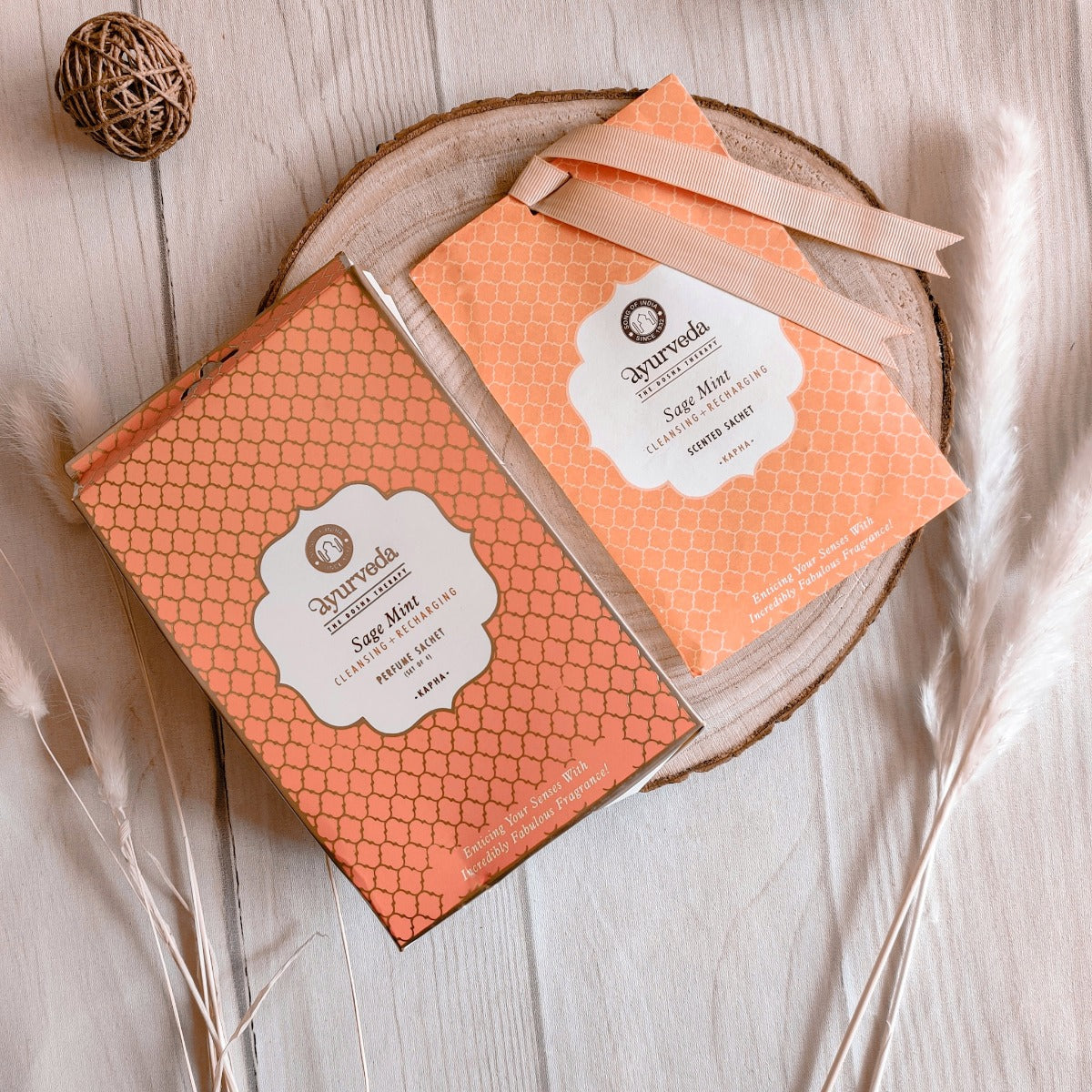 Sage Mint Scented Sachet by Song of India — drawer and wardrobe fragrance detail