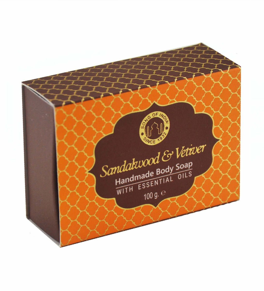 Sandalwood & Vetiver Handmade Soap by Song of India — primary handmade soap product image