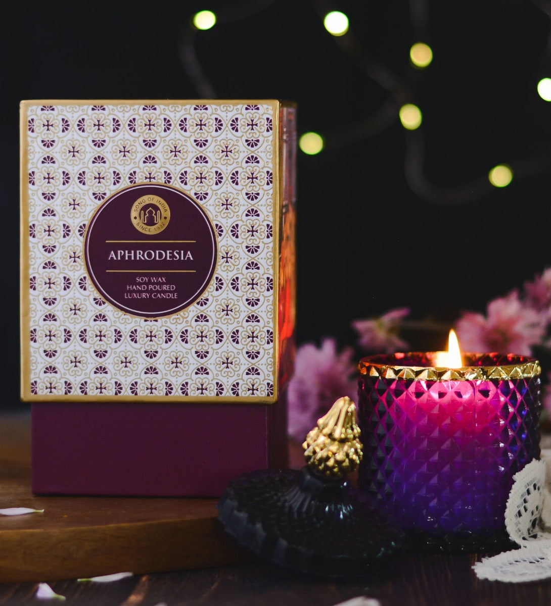 Moroccan Aphrodesia Scented Candle by Song of India — primary soy wax candle product image