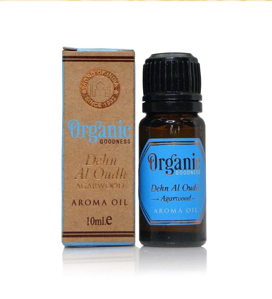 Dehn Al Oudh - Agarwood Aroma Oil by Song of India — oil bottle and packaging detail