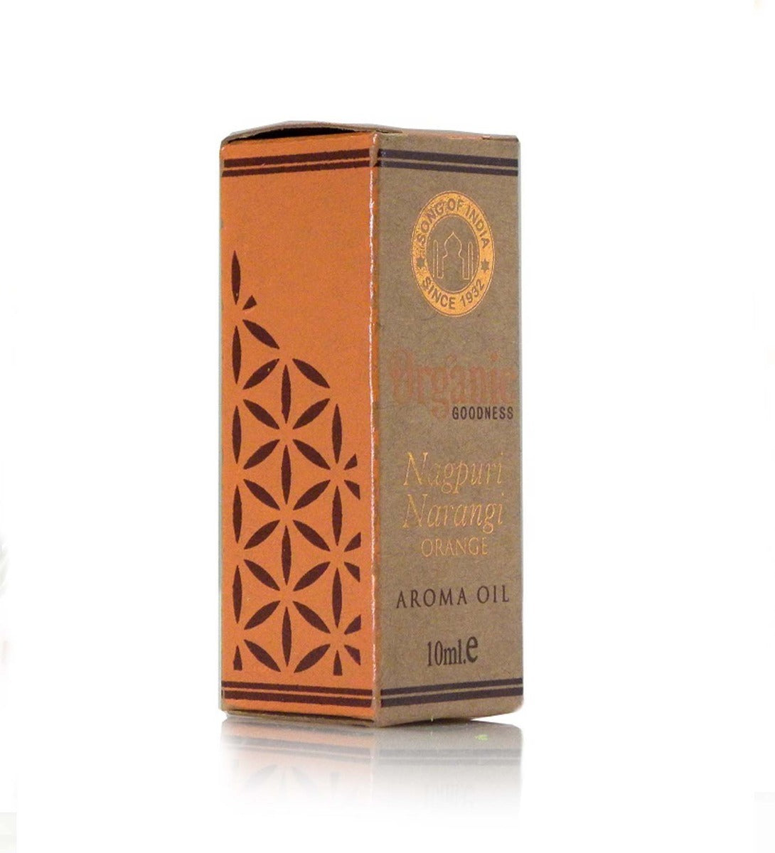 Nagpuri Narangi - Orange Aroma Oil by Song of India — dropper or bottle label detail