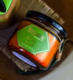 Patchouli Vanilla Organic Soy Wax Candle by Song of India — lifestyle candle setting