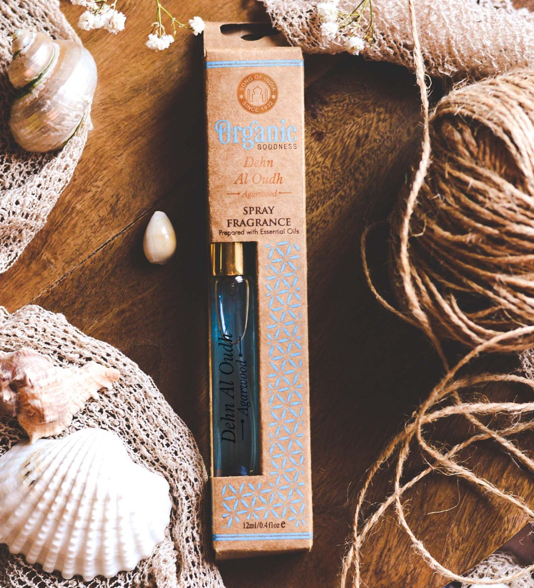 Dehn Al Oudh - Agarwood Travel Perfume Spray by Song of India — primary travel perfume spray bottle image