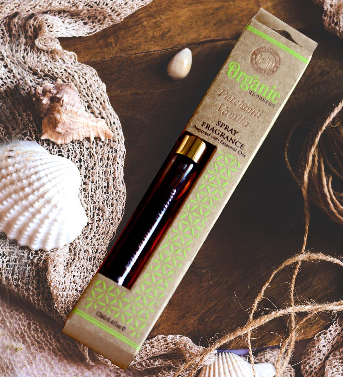 Patchouli Vanilla Travel Perfume Spray by Song of India — primary travel perfume spray bottle image