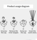 Desi Gulab - Rose Reed Diffuser by Song of India — home fragrance styling detail