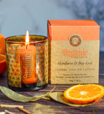 Mandarin & Bay Leaf Organic Smudge Candle by Song of India — primary soy wax candle product image