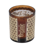 Sage & Lavender Organic Smudge Candle by Song of India — candle fragrance and label detail