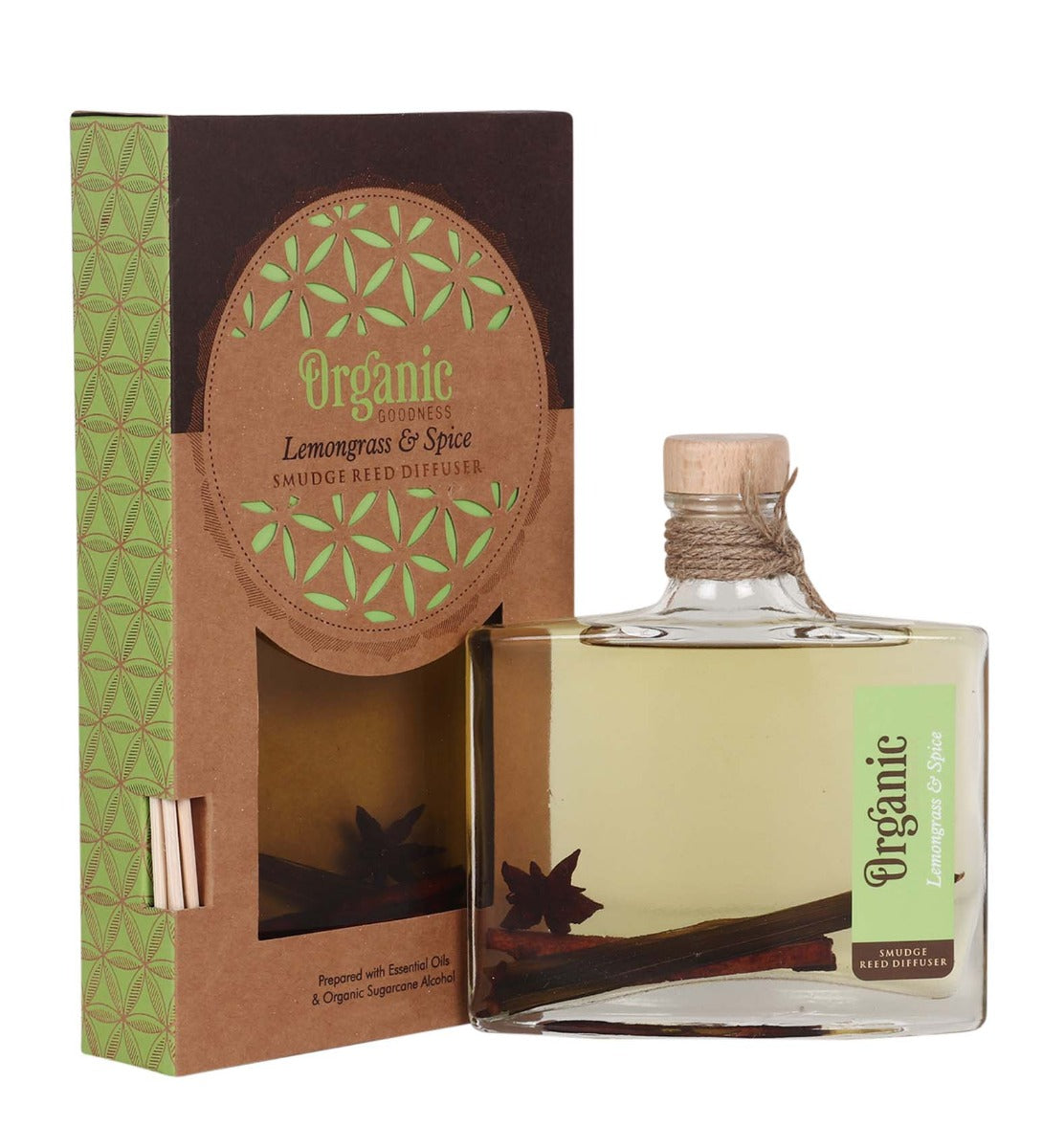 Lemongrass & Spice Organic Reed Diffuser by Song of India — primary reed diffuser product image
