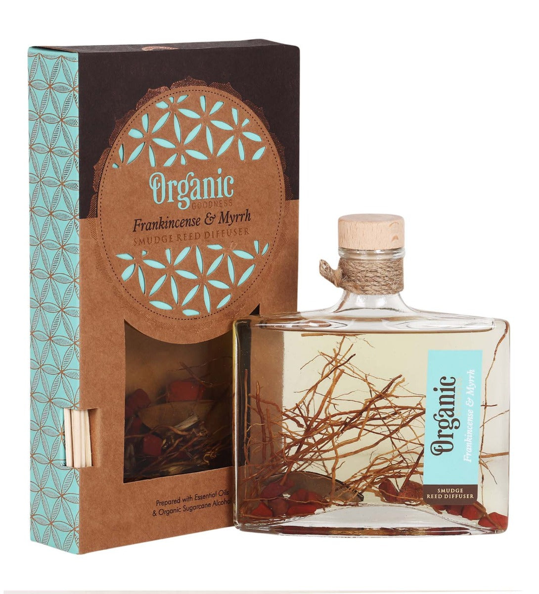 Frankincense & Myrrh Organic Reed Diffuser by Song of India — primary reed diffuser product image