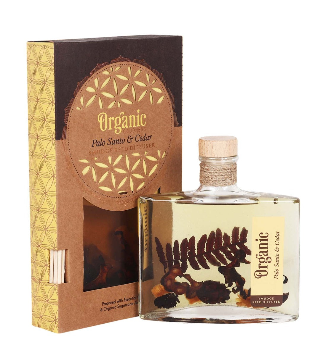 Palo Santo & Cedar Organic Reed Diffuser by Song of India — primary reed diffuser product image