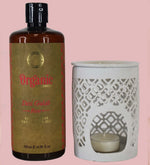 Desi Gulab - Rose Vaporizer Oil by Song of India — oil bottle and packaging detail