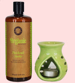 Patchouli Vanilla Vaporizer Oil by Song of India — oil bottle and packaging detail