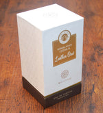 Leather Oud & Himalayan Cedar Perfume Spray by Song of India — perfume bottle and packaging detail