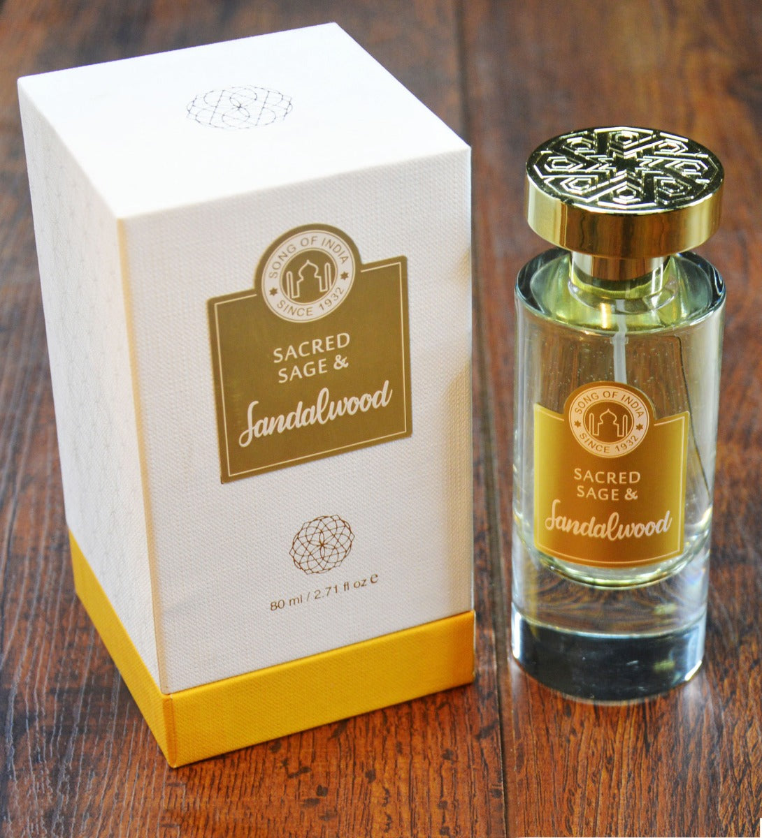 Sandalwood & Sacred Sage Perfume Spray by Song of India — primary perfume product image